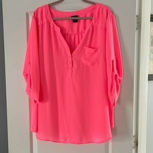 Torrid Harper Georgette Blouse, Size 3
